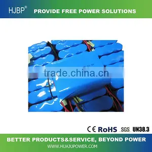 China High Quilty Battery HJBP Customized 18650-2.6ah 3S 12V(11.1) 2.6Ah Lithium Battery for Led Lighting and Infusion Pump thumbnail-3