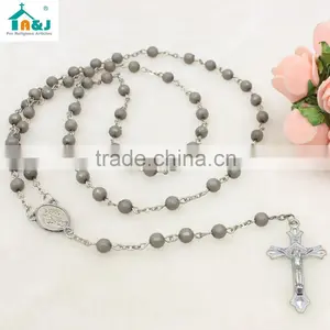 Fashion Plastic Rosary Faceted Bead Wholesale Necklace thumbnail-3