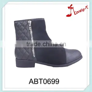Wholesale Women Three Elements Upper Ankle Boots Motorcycle Dealer Boots China thumbnail-1
