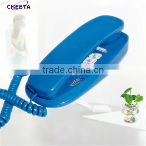 RJ11 Wired Telephone Cheap Hotel Room Trimline Phone thumbnail-5