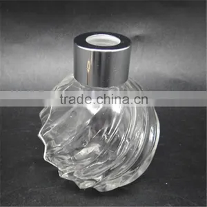 120ml Glass Material Clear Color Aroma Diffuser Bottles With Aluminum Caps thumbnail-2