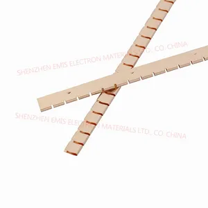 BeCu Spring Becu Clip-on Strips Berryllium Copper Fingerstock and Gaskets Quality Warranty Over 3 Years thumbnail-1