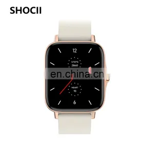 1.7 Inch HD Display Screen T42S Body Temperature Heart Rate Blood Pressure Sports Steps Drinking Reminder Function thumbnail-3