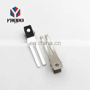 Fashion High Quality Metal 45mm Double Prong Alligator Hair Clip thumbnail-2