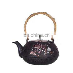 Heat Resistant Heating Large Enamel Iron Teapots Wholesale thumbnail-5