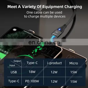 Wholesale PD100W 6 in 1 Magnetic Data Cable Fast Charge and Data Transmission Cable Charging Usb Cable thumbnail-5