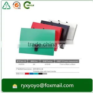 High Quality pp Clear Hard Plastic Document Box With Elastic Bands thumbnail-4