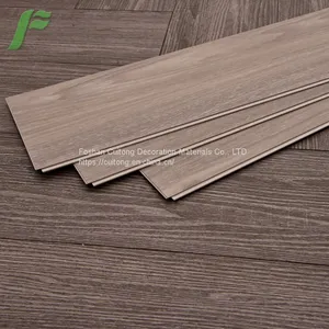Wood Grain Waterproof Floor Glue Hard Block SPC Floor Glue-free Stone Plastic Floor Tile Sheet Buckle Plastic Floor thumbnail-4