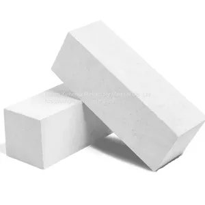 Fused High Purity 91~99% Alumina Refractory White Corundum Bricks thumbnail-1