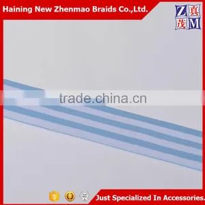 Blue and White Nylon Woven Elastic Webbing Tape thumbnail-2