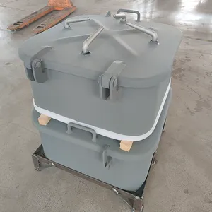 12V High Pressure Hatch Square Steel Ship Boat Escape Deck Marine Hardware thumbnail-4