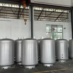 Customized Central Water Heater 2000 Liter Stainless Steel Commercial Water Tank thumbnail-1