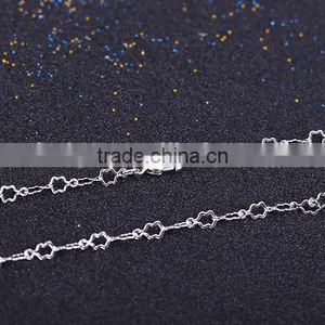 Yiwu Wholesale Fashion Rhodium Plated Five-Pointed Star Necklace Chains Jewelry thumbnail-6