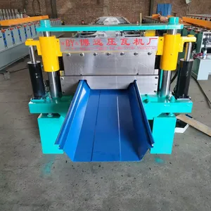 Color Steel Concealed Tile Machine, Roof Panel Upright Locking Edge Pressing Tile Machine thumbnail-2