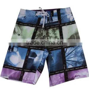 Men's Custom Made Vintage Full Printed Board Shorts thumbnail-1