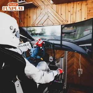 Professional Racing Simulator Cockpit 6DOF Motion Rig VR Ready for VR Steam PS Window Racing Game Ultimate Home Racing Experience thumbnail-2