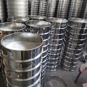 Factory Price 6-24 Inch Lab Test Sieves Stainless Steel Woven 1 Micron-2000 Micron Filters for Particle Analysis Bent Cut Welded thumbnail-2