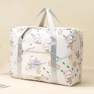 Wholesale Gym Bag for Women Men Kids Sport Duffel Bag With Toiletry Bags Waterproof Travel Weekender Overnight Carry on Bag for Yoga Sports thumbnail-4