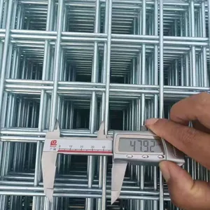 PVC Coated Welded Wire Mesh Panel in Red/Blue/Orange Colors 1.8m Width thumbnail-1