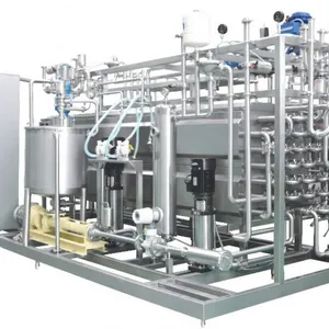 Fully Automatic Control Milk Juice Plate Pasteurizer Milk Pasteurization Machine thumbnail-2