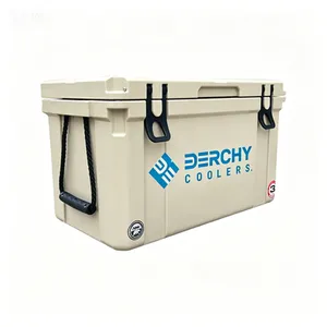 45qt Leak-Proof Insulated Cooler Heavy Duty Rotomolded Ice Chest for Outdoor thumbnail-2