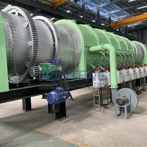 Big Capacity Continuous Rotary Carbonization Furnace Biochar Making Machine Palm Shell Charcoal Making Machine EPC thumbnail-2