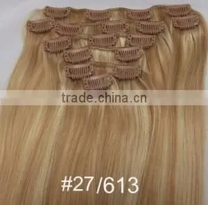Top Seller Superme Clip in Hair,100% Remy Human Hair Extensions thumbnail-4