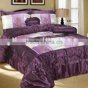 2016 5Pcs Satin Embroidery Comforter Set thumbnail-1
