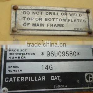 Used Excellent Motor Grader Cater14G in Top Performance thumbnail-4