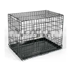 Five Sizes Easy to Clean Outdoor Iron Wire Folding Suitcase Pet Dog Cat Cage Kennel thumbnail-2