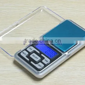 MH-500 Scale 500g/0.1g High Precision Blue LCD Pocket Weighing Scale thumbnail-5