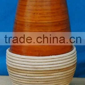 Special Shape Laminated Bamboo Vase thumbnail-1