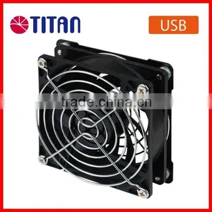 Camping Tent Air Cooling Ventilation Exhaust 90mm 5v dc Mini Usb Fan thumbnail-3