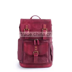 2016 Michael Korss Leather Lady Travelling Backpack,vintage Waterproof Digital Cameras Backpack thumbnail-1