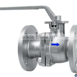2PC FLANGED BALL VALVE CF8M thumbnail-1