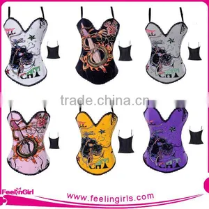 Cheap Steel Boned Zipper Waist Training Trainer Corsets thumbnail-1