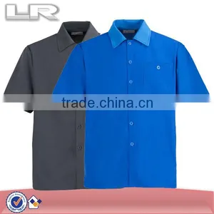 Wholesale Summer Men's Chef Kitchen Shirt/Chef Uniform thumbnail-1