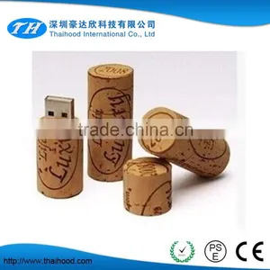 Mini Wooden Wine Bottle Shape Usb Flash Memory Drive 4gb Bottle Cork USB Drive Wine Champagne Cork Usb Stick Quality Choice thumbnail-1