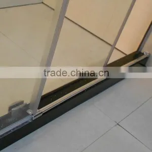 304 Stainless Steel Rollers Straight Sliding Shower Screens (KD8113) Quality Choice thumbnail-5