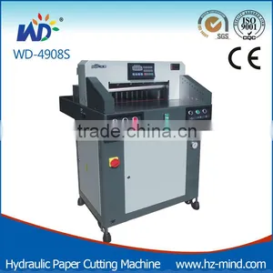 Professional Manufacturer New Design 480mm Cutting Width 80mm Cutting Height Programable Paper Cutting Machine (WD-4808S) thumbnail-1