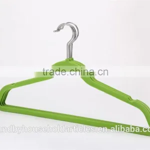 HM-003 70g Velvet Non Slip Suit Hanger With a Notch For Clothes Indoors Use 10pk Color Sleeve Quality Choice thumbnail-3