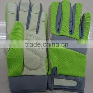 Leather Gardening Safety Glove, Working Gloves, Impact Protection, Lady Size thumbnail-1
