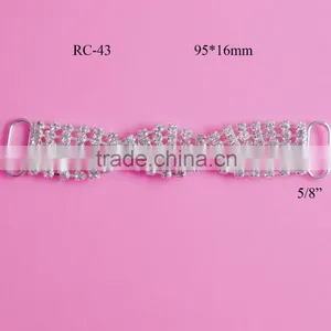 Stock Hot Selling Rhinestone Connector for Headband/hairwear(RC-43) thumbnail-1