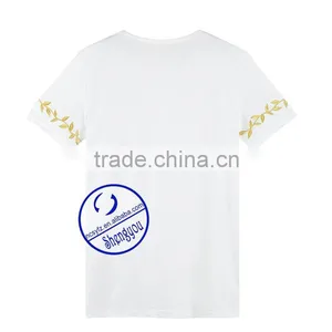Wholesale Fashion Embroidered Design Men t Shirt thumbnail-2