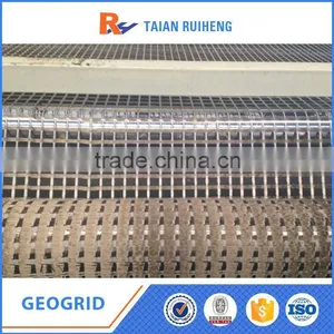 Road Bed Fiberglass Asphalt Geogrid thumbnail-1
