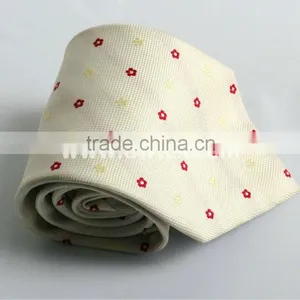 Small Flower Pattern Silk Tie for Man thumbnail-1