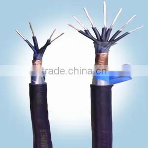 LSZH LSOH Copper Conductor PVC Insulation Copper Braided Shield PVC Sheath Control KVVP Power Cable thumbnail-2