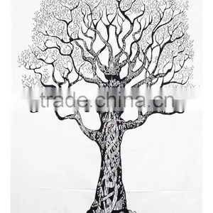 Tree Of Life Tapestry Mandala Wall Hanging,Hippy Wall Decor 01 thumbnail-1