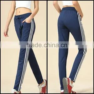 Stylish Custom Casual Gym Sports Long Pants for Ladies With Top Quality Low Price thumbnail-1