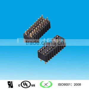 Board to Board Connector, 1.27mm Pitch Double Row DIP Female Header thumbnail-1